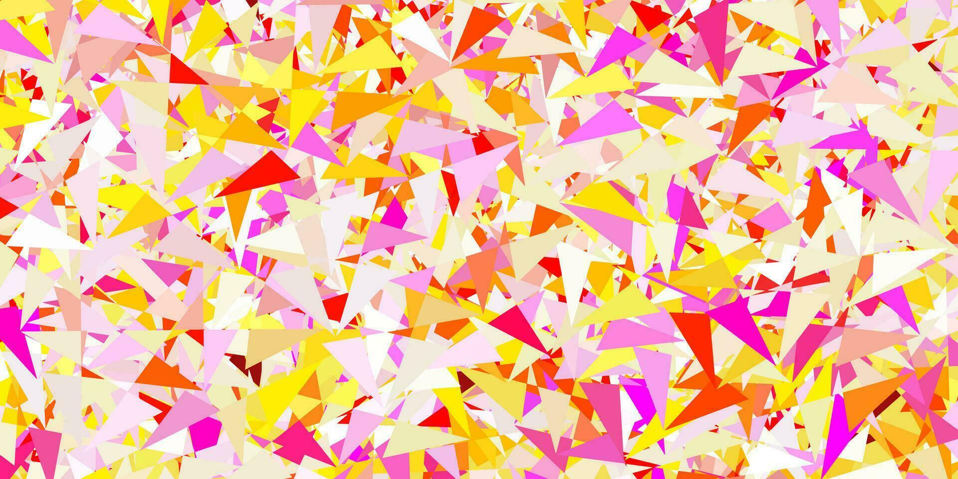 luz de fundo vector multicolor com formas poligonais.