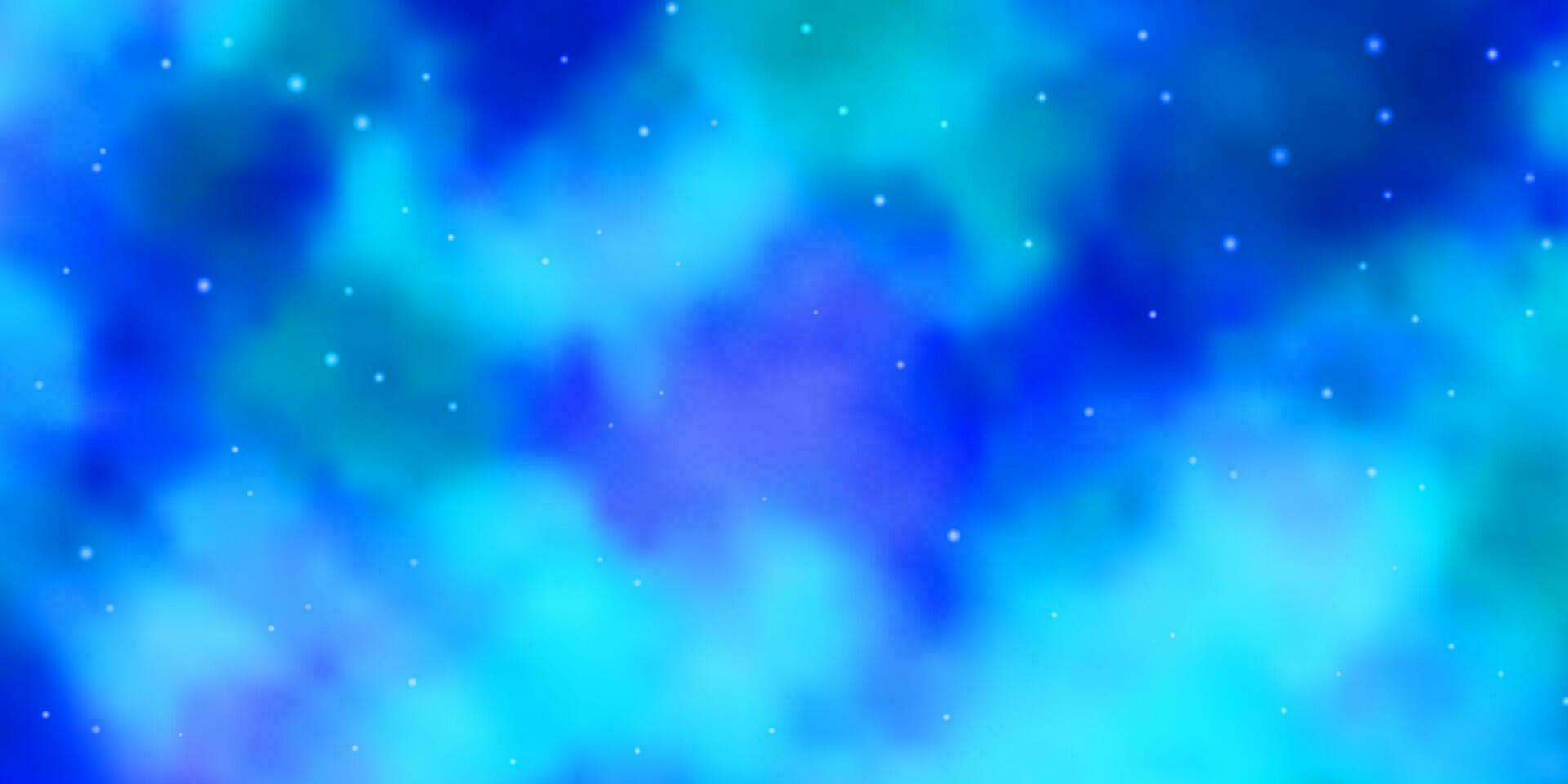 textura vector azul claro com lindas estrelas.