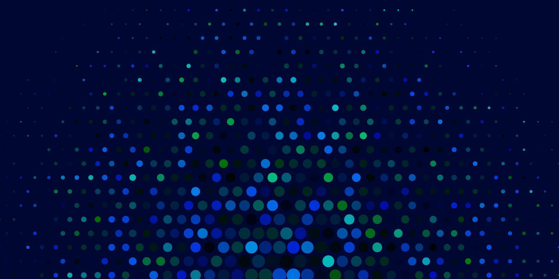 pano de fundo vector azul e verde escuro com pontos.