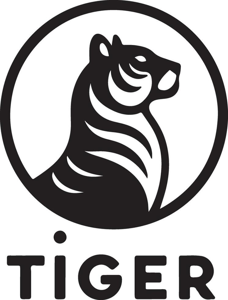 tigre face vetor logotipo ilustração, tigre face vetor silhueta