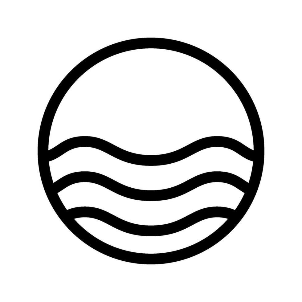 mar ícone vetor símbolo Projeto ilustração