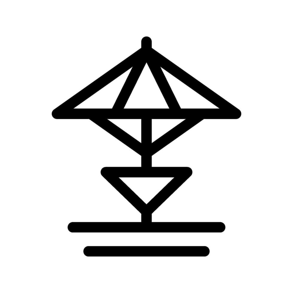 guarda-chuva ícone vetor símbolo Projeto ilustração