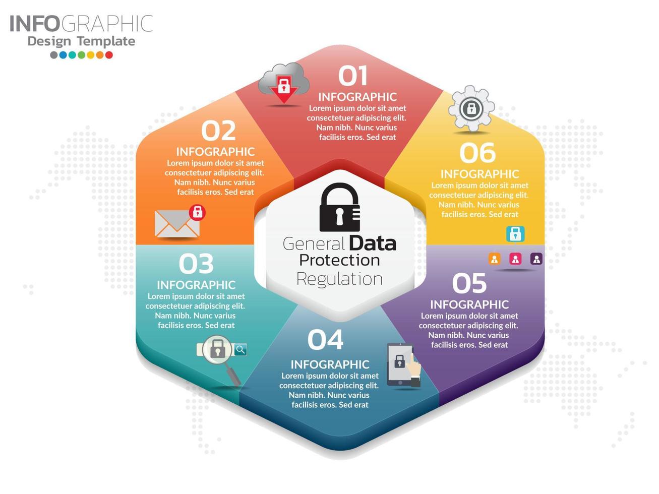 visualização de dados de negócios. gráfico de processo. vetor