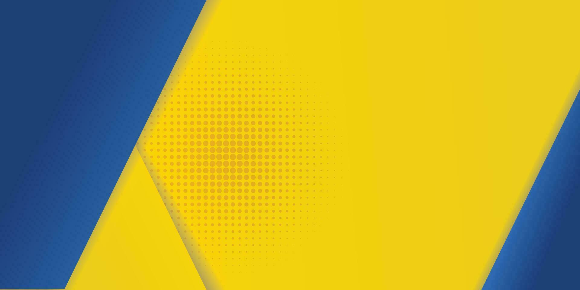 gráfico futurista de hipster moderno abstrato. fundo amarelo com listras. design de textura de fundo abstrato de vetor, pôster brilhante, ilustração em vetor de fundo amarelo e azul de banner.