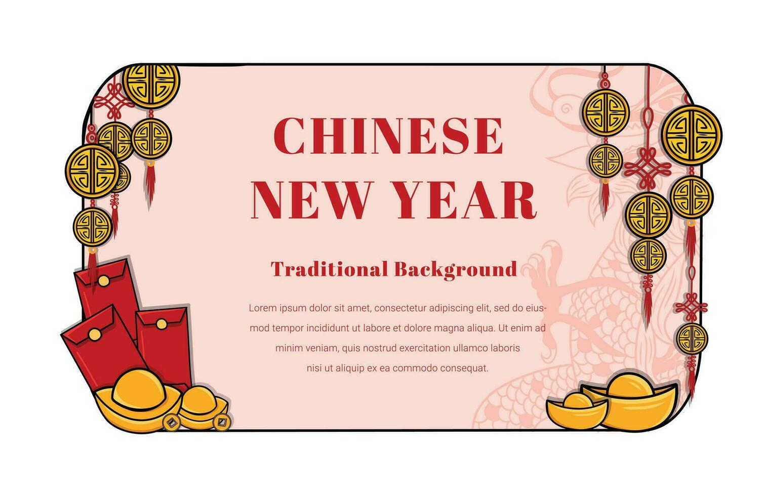 chinês quadros, ásia Novo ano decorativo tradicional fronteiras, oriental vermelho linha retro padrão, ilustração chinês decoração fronteira, decorativo tradicional. vetor