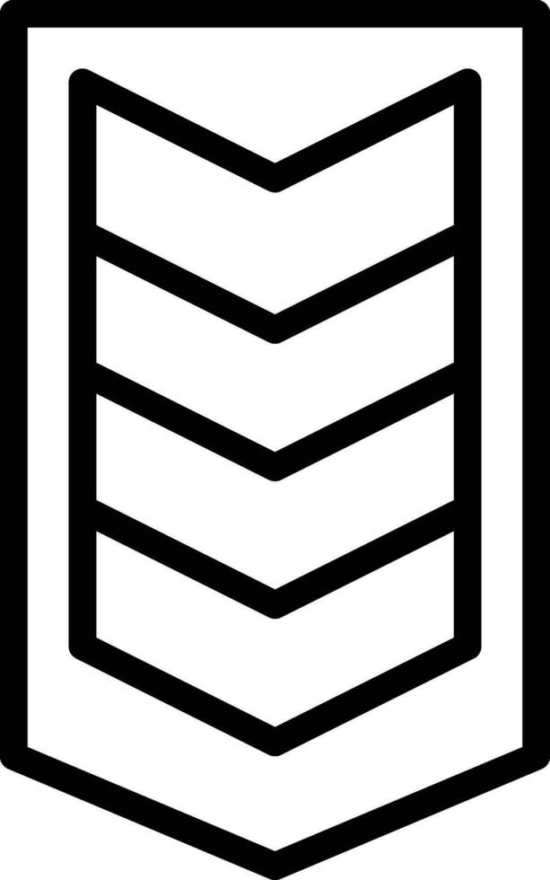 exército divisa vetor ícone