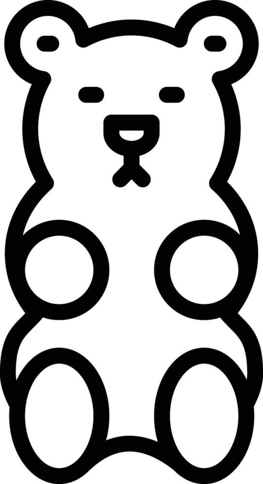 gomoso Urso vetor ícone
