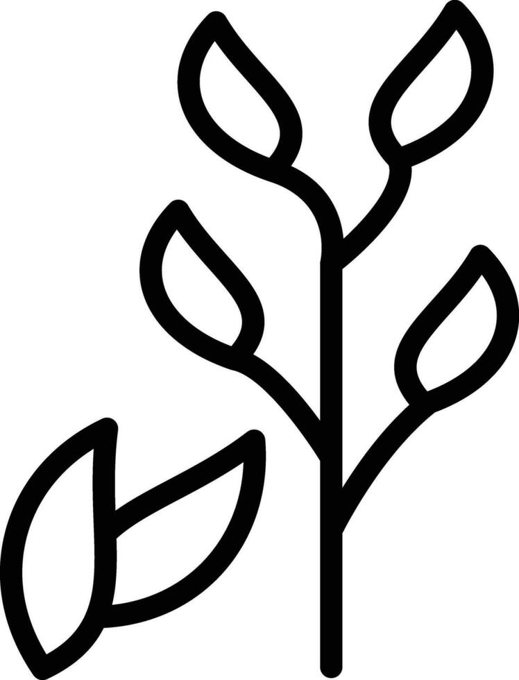 ícone de vetor de ervas