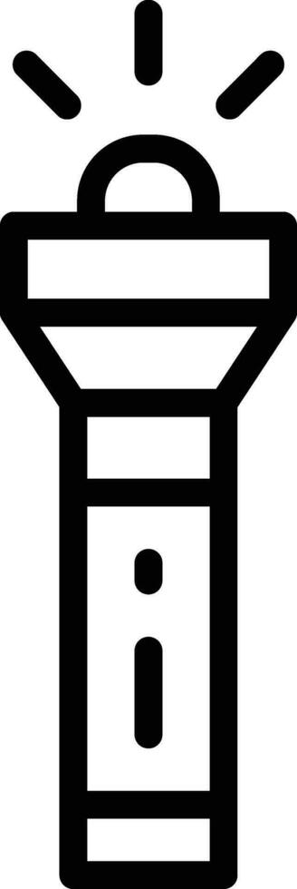 ícone de vetor de tocha