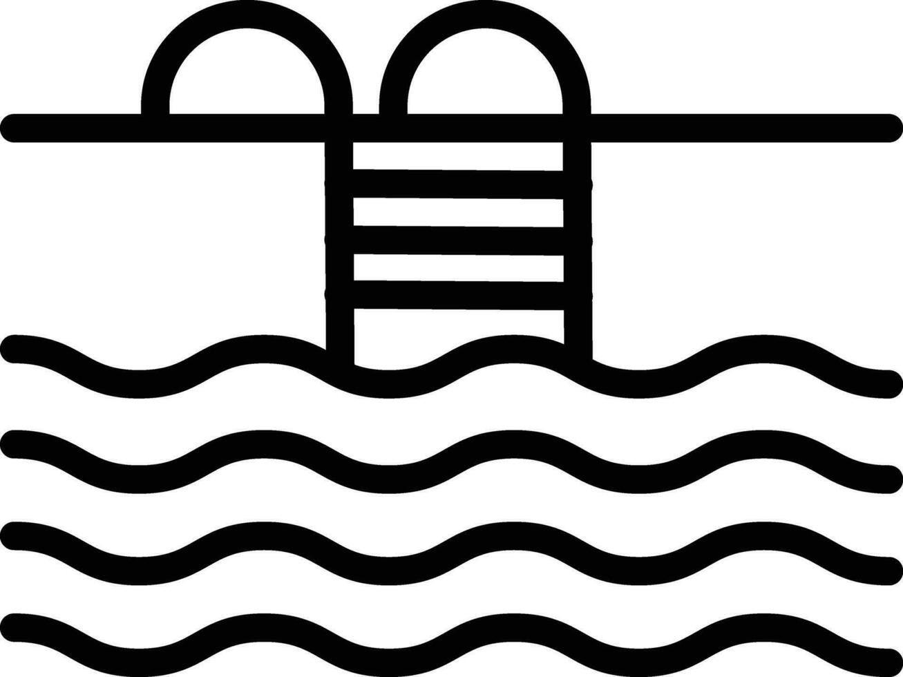 ícone de vetor de piscina