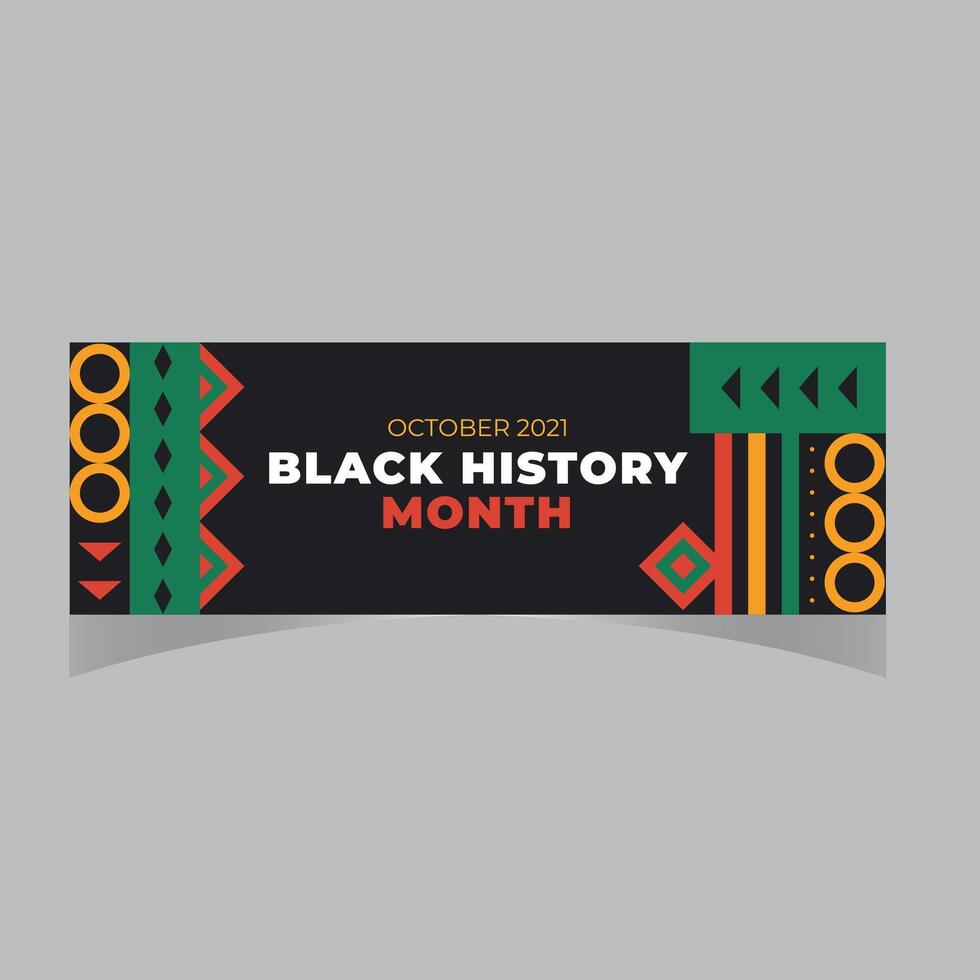 Preto história mês vetor modelo Projeto ilustração, africano americano história. pode usar para, aterrissagem página, modelo, interface do usuário, rede, Móvel aplicativo, poster, bandeira, folheto, fundo