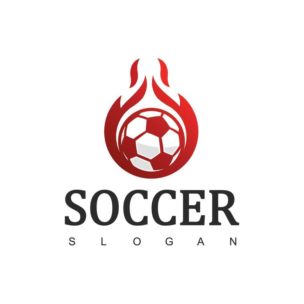 logotipo de futebol ou sinal de clube de futebol vetor