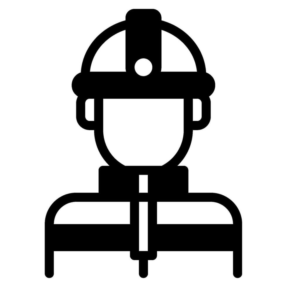 bombeiro ícone ilustração para rede, aplicativo, infográfico, etc vetor