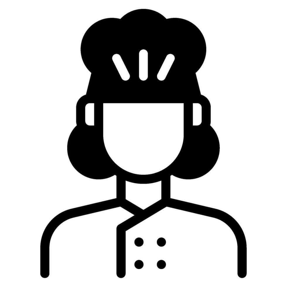 chefe de cozinha ícone ilustração para rede, aplicativo, infográfico, etc vetor