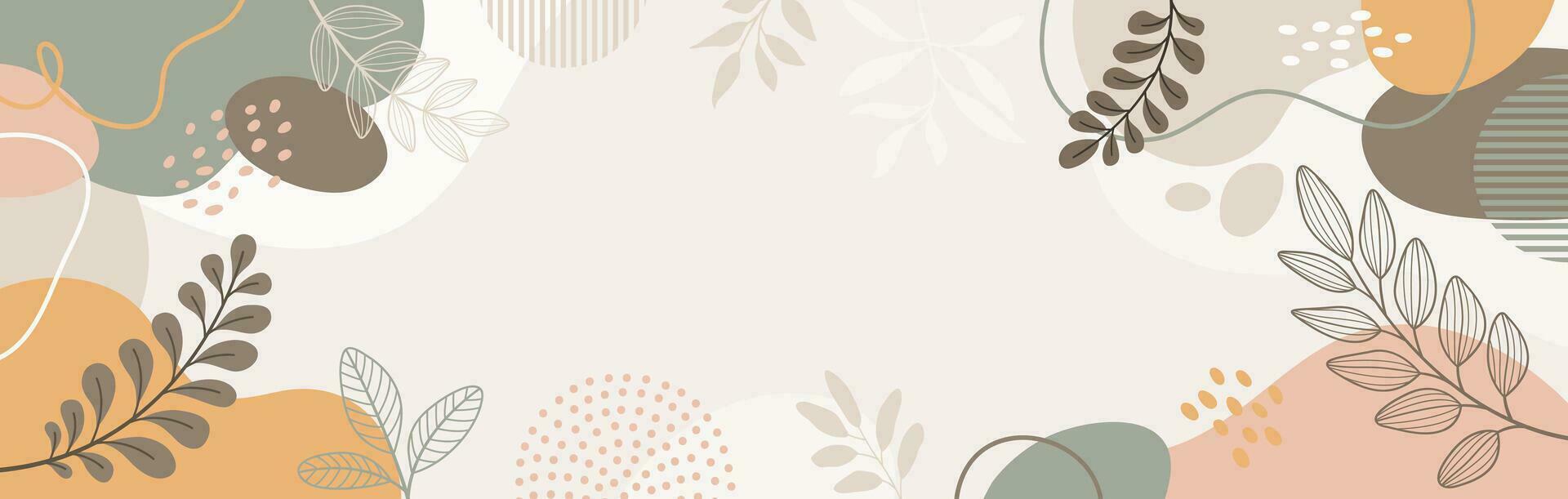 design banner quadro flor primavera fundo com lindo. fundo de flor para o projeto. fundo colorido com plantas tropicais. vetor