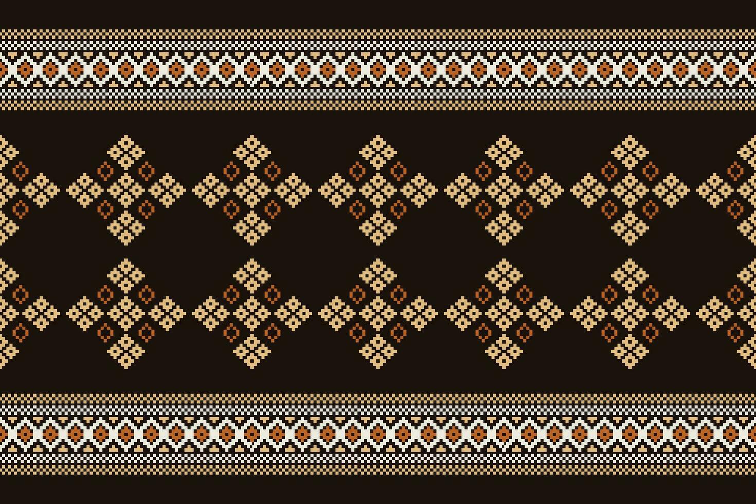 étnico geométrico tecido padronizar Cruz ponto.ikat bordado étnico oriental pixel padronizar marinha azul fundo. resumo,vetor,ilustração. textura,vestuário,cachecol,decoração,motivos,seda papel de parede. vetor