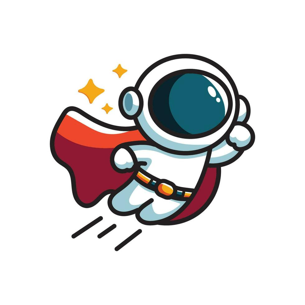 fofa vetor Projeto ilustração do vôo astronauta