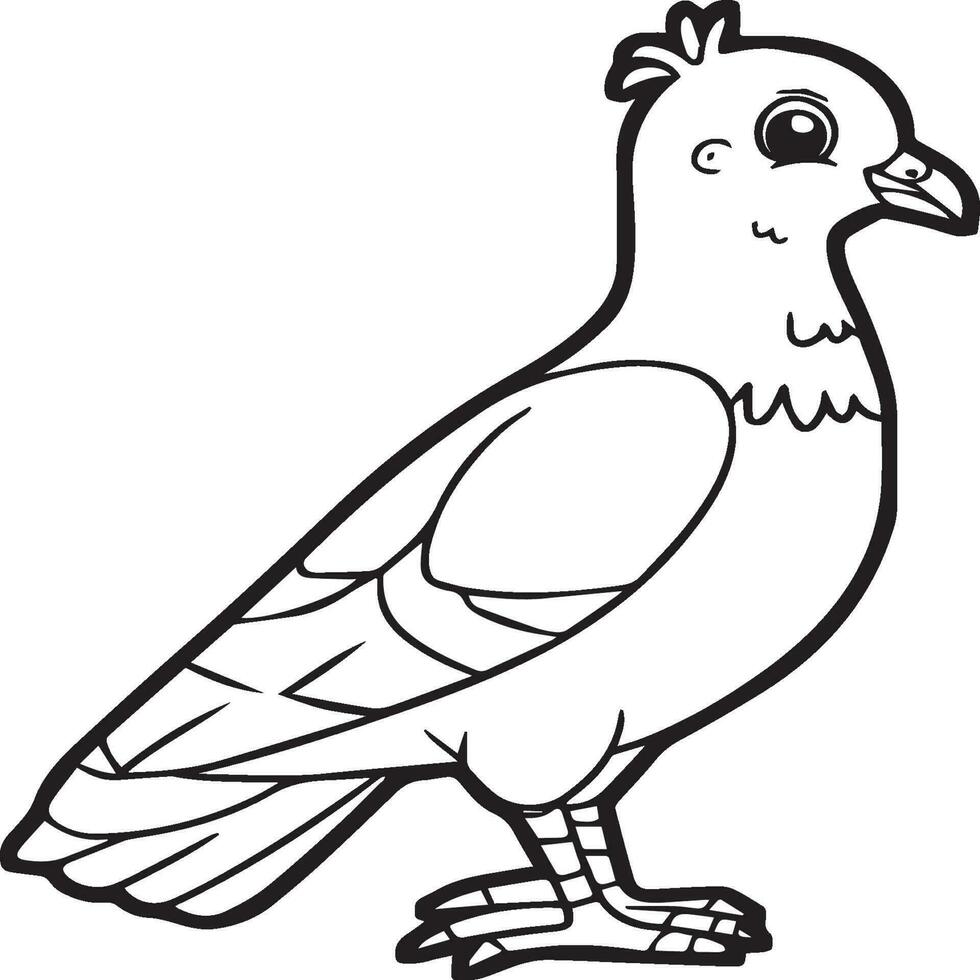 desenhos de pássaros para colorir vetor