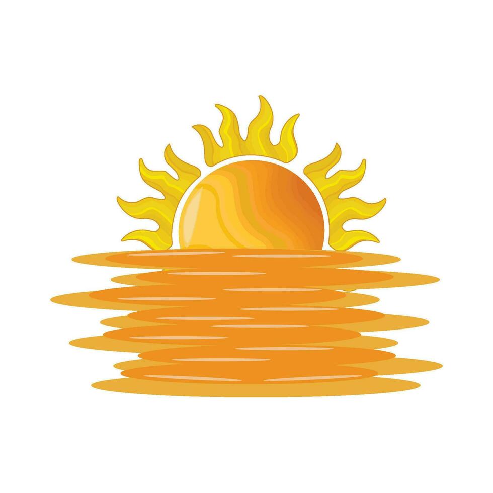 ilustração do Sol vetor