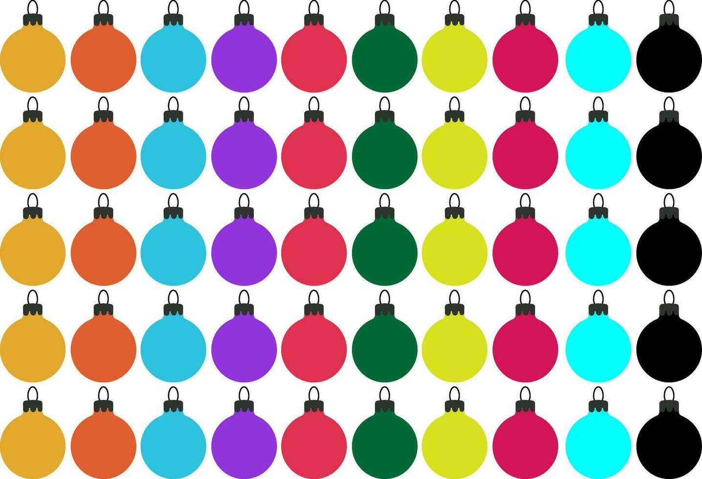Natal bola decoração Natal enfeites, bugigangas, globos, Natal lâmpadas, Natal bolhas vetor ilustração