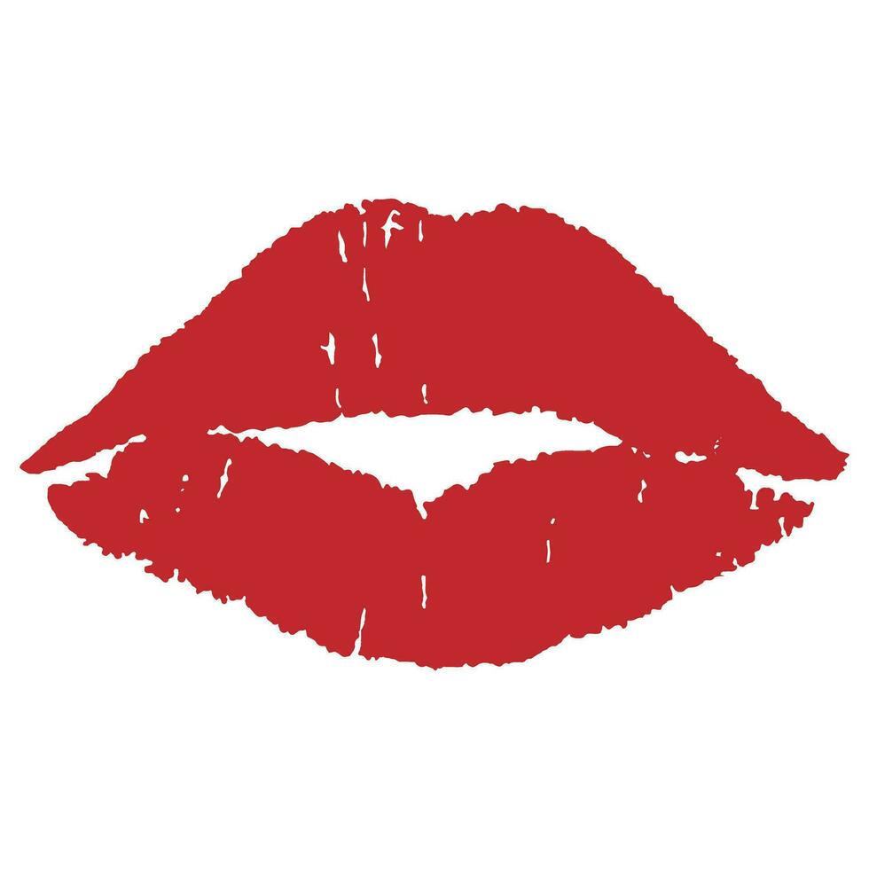 lábios vetor ícone definir. beijo ilustração placa coleção. mulher símbolo.
