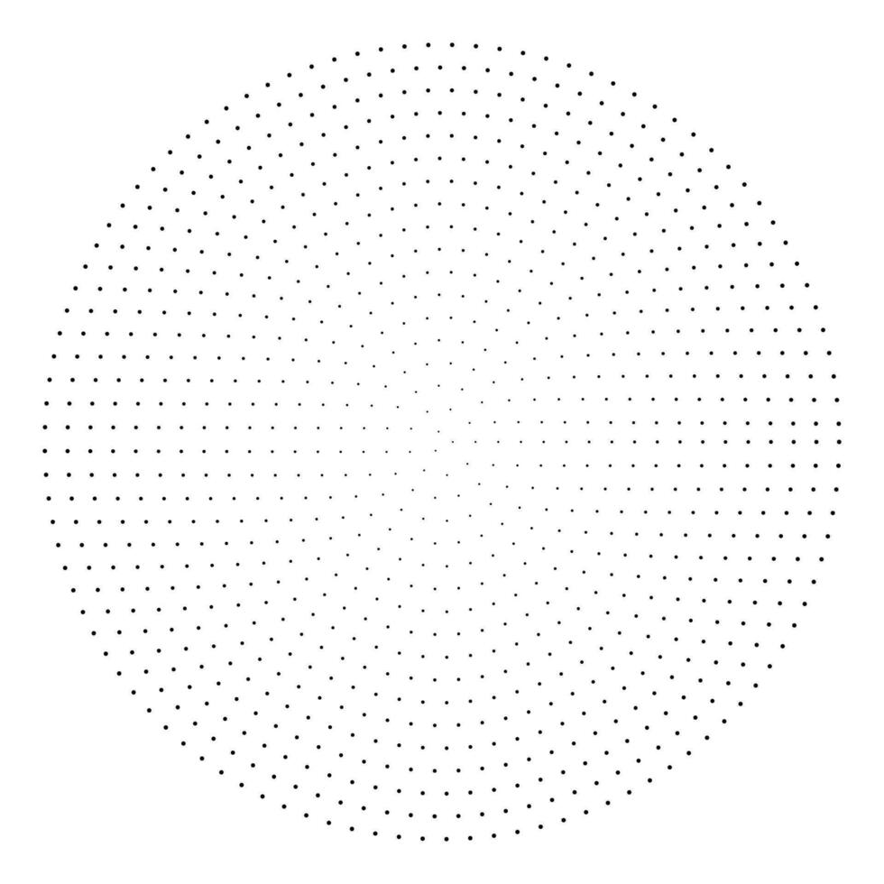 abstrato meio-tom círculo vetor ilustração.