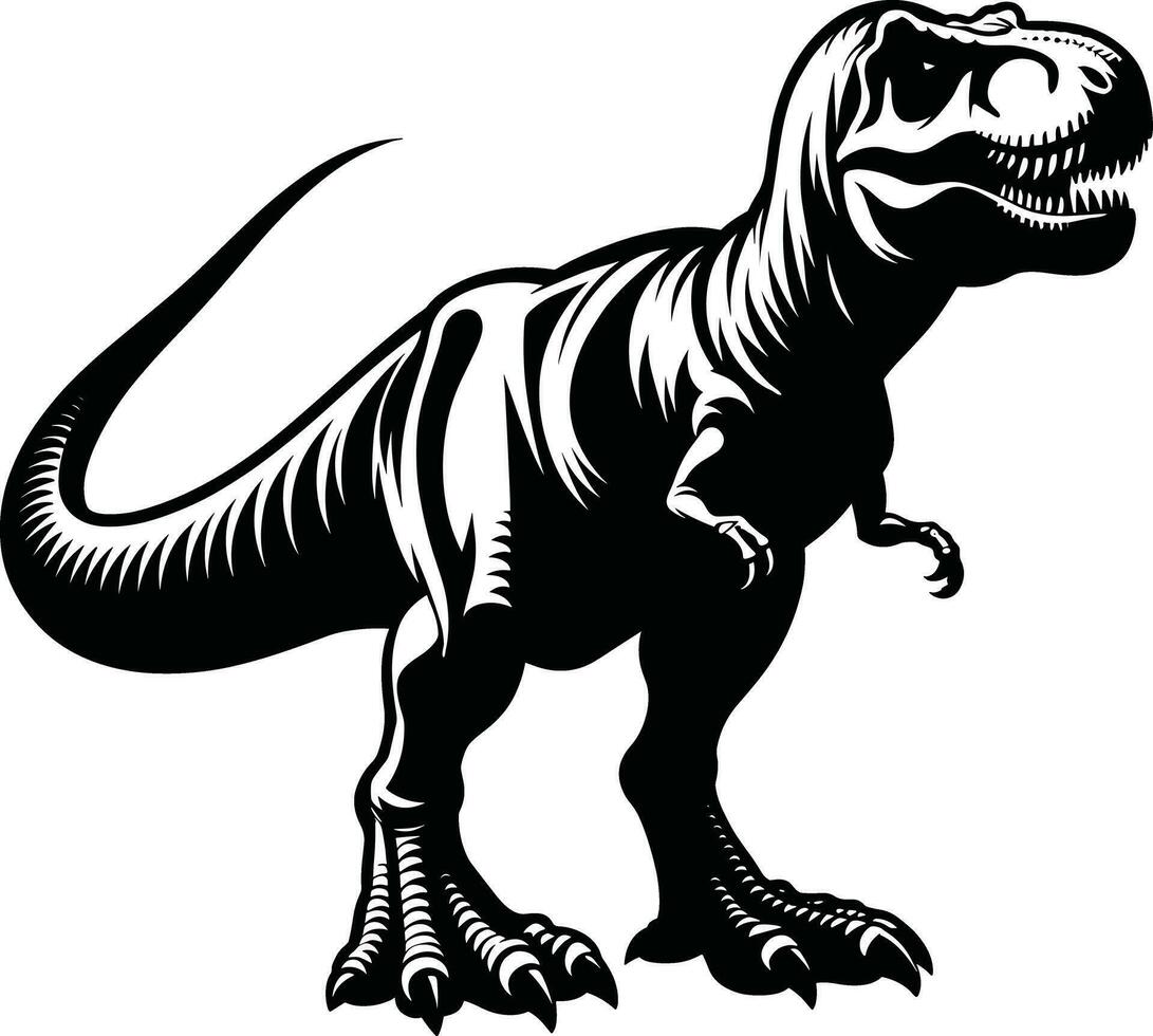 tiranossauro dinossauro ilustração pró vetor