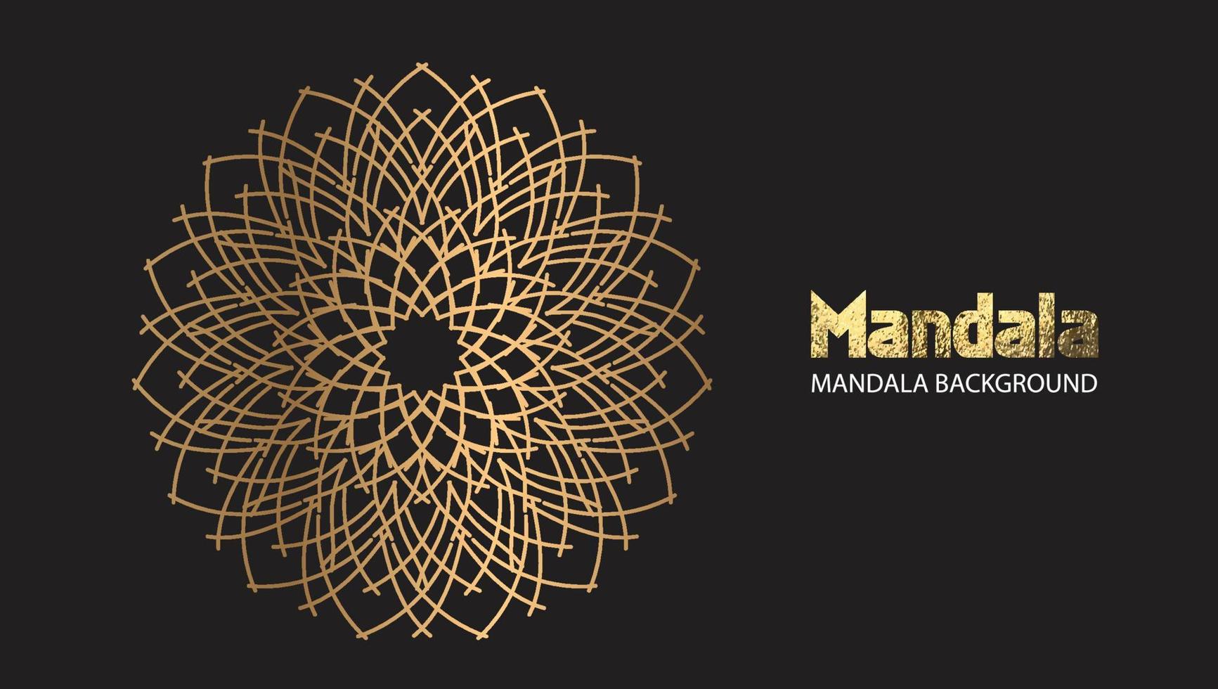 mandala design mandala vector round luxo design dourado brush text.
