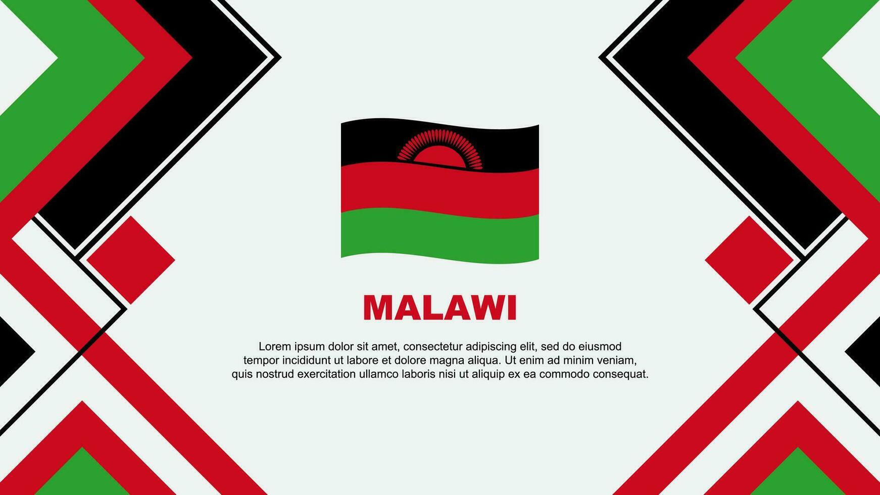 malawi bandeira abstrato fundo Projeto modelo. malawi independência dia bandeira papel de parede vetor ilustração. malawi bandeira
