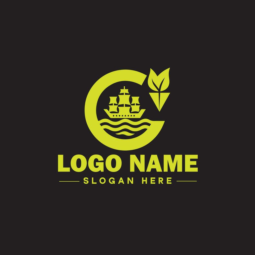 de Meio Ambiente logotipo ecológico verde natureza Fazenda o negócio logotipo ícone editável vetor