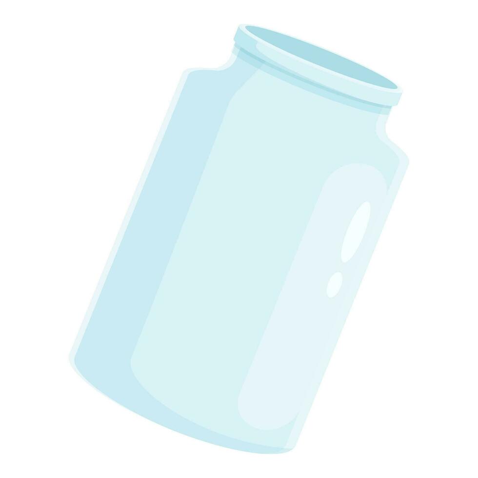 vidro jarra desperdício ícone desenho animado vetor. Ordenação ecologia vetor