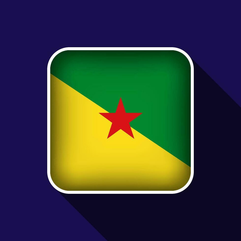 plano francês Guiana bandeira fundo vetor ilustração