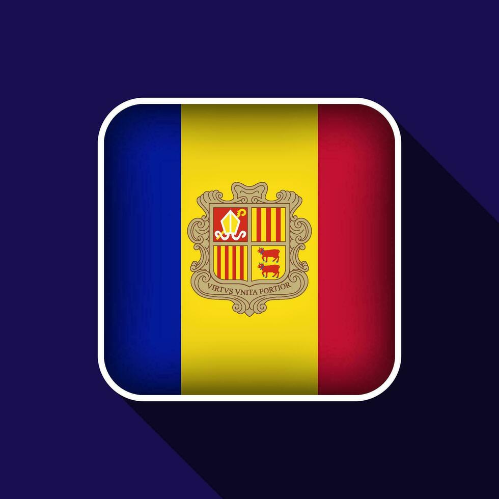 plano andorra bandeira fundo vetor ilustração