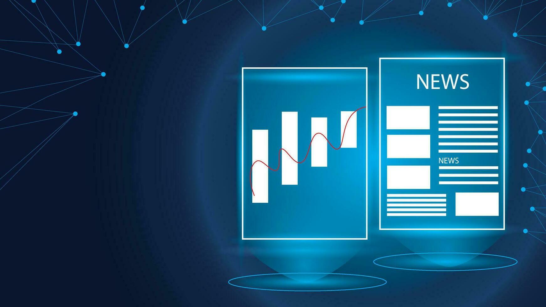 criptografia moeda notícia fundo. negociação estoque notícia impulsos, crescer palavra economia, grande dados, cripto, grande dados, estoque, mercado, forex negociação, digital jornal conceito. estoque, mercado. vetor ilustração