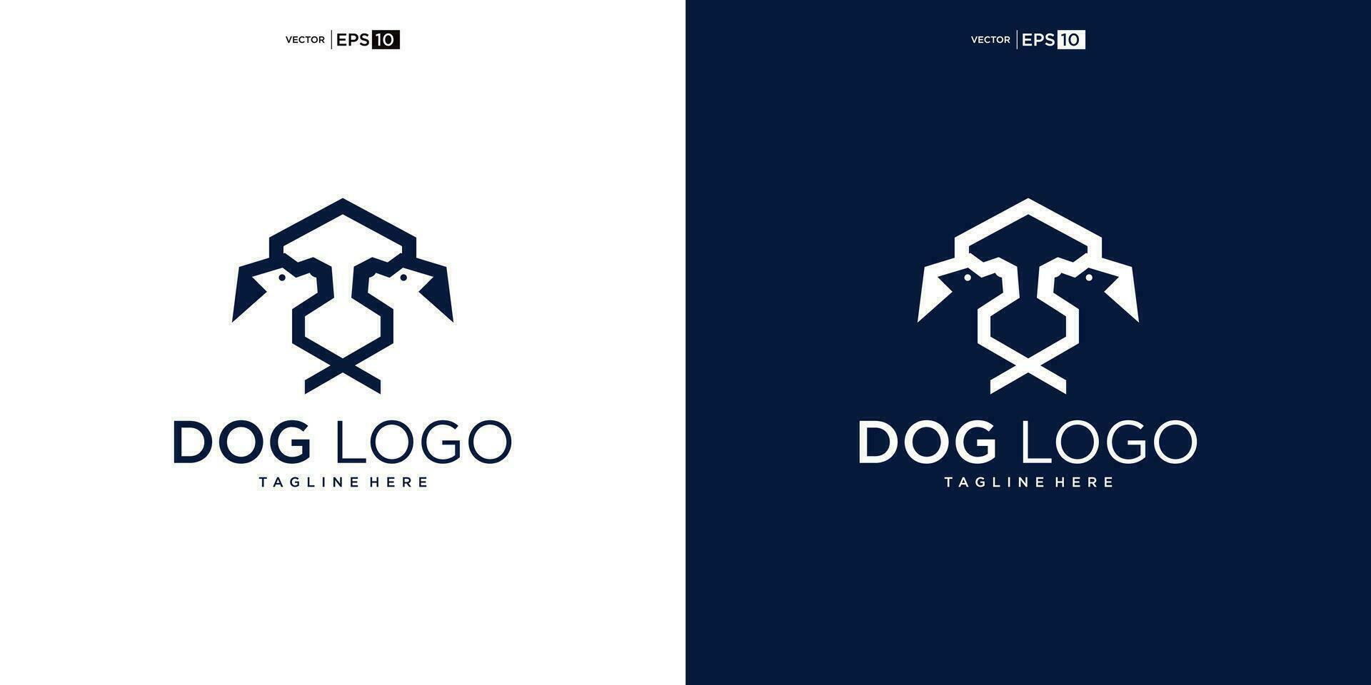 casa cachorro logotipo Projeto inspiração vetor