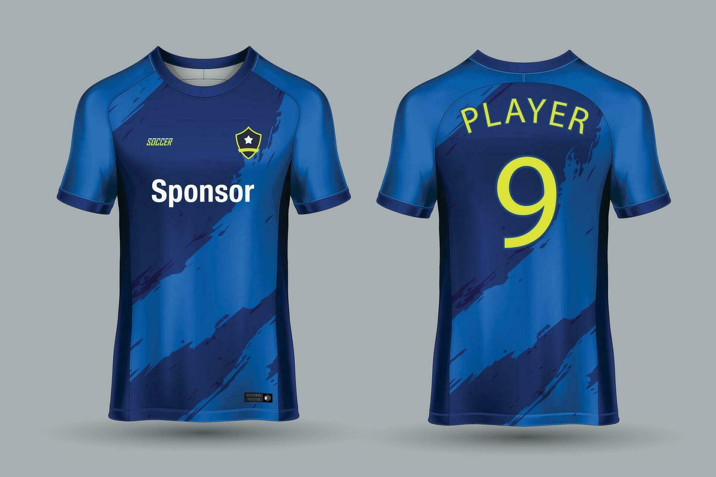 vetor futebol jérsei modelo esporte t camisa Projeto