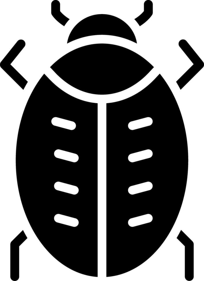 design de ícone criativo de bug vetor