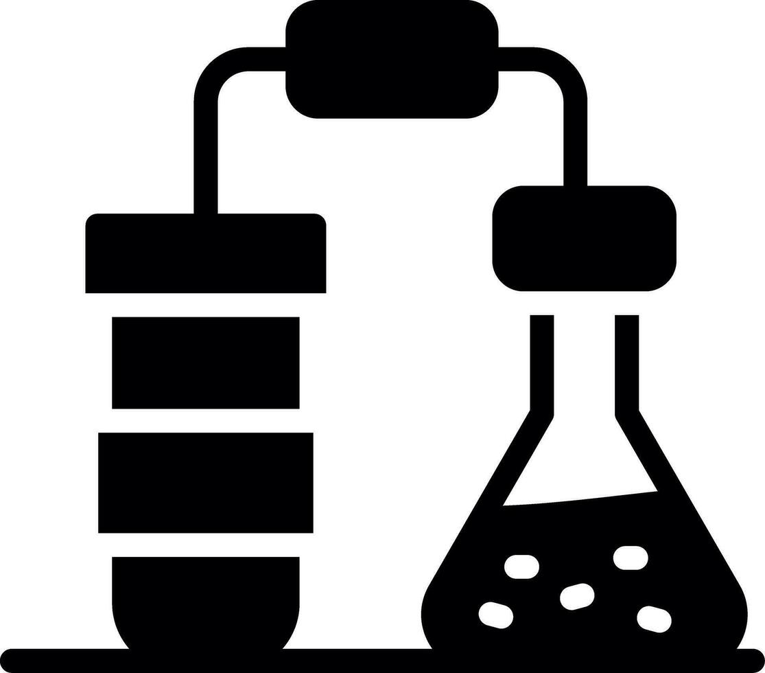 design de ícone criativo de química vetor