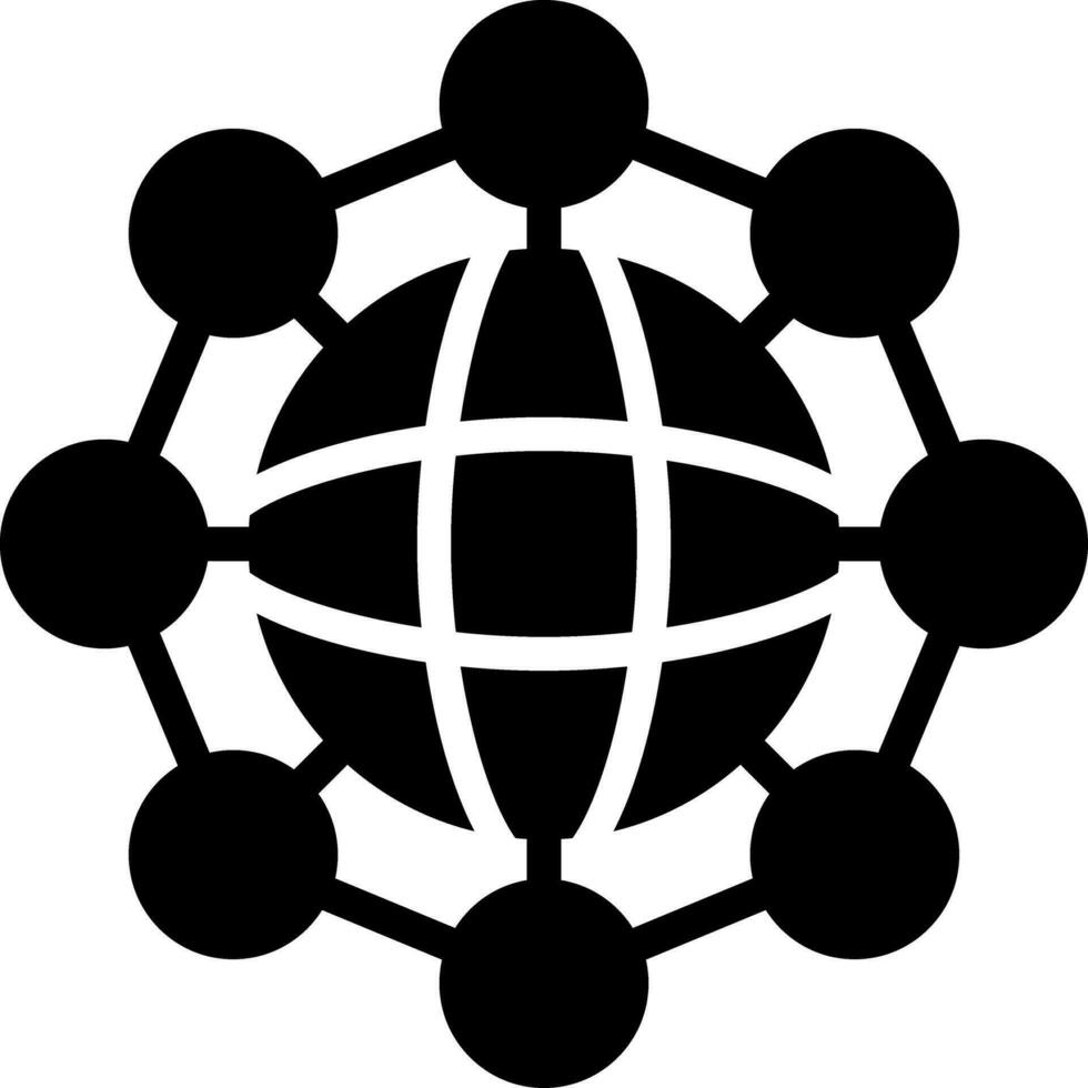 design de ícone criativo de rede vetor