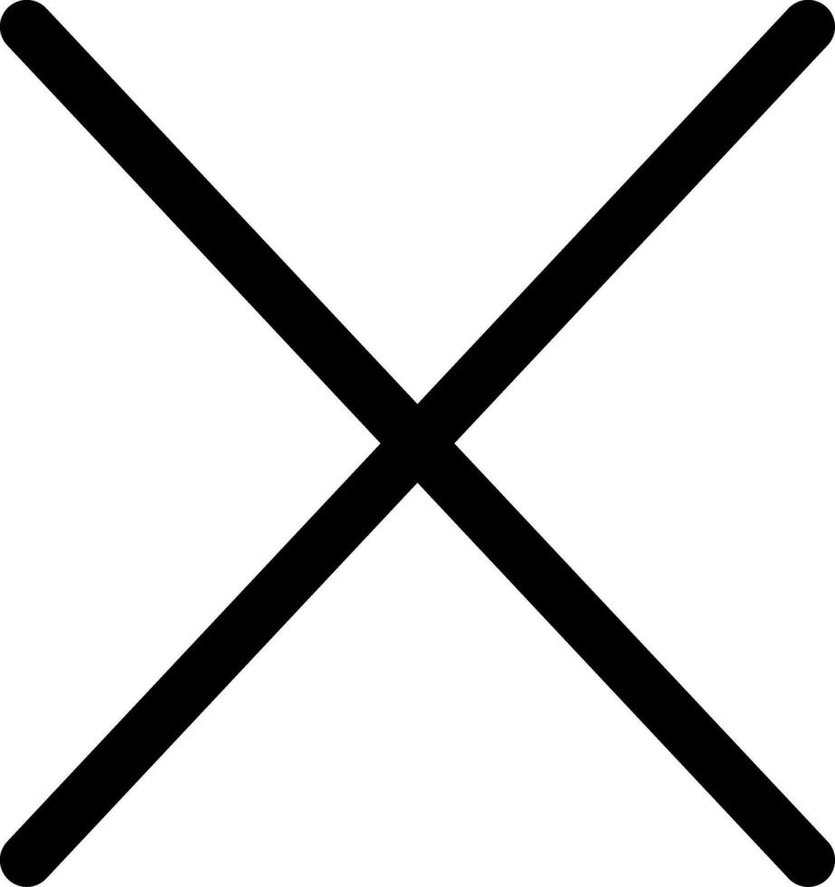 cruz criativo ícone Projeto vetor