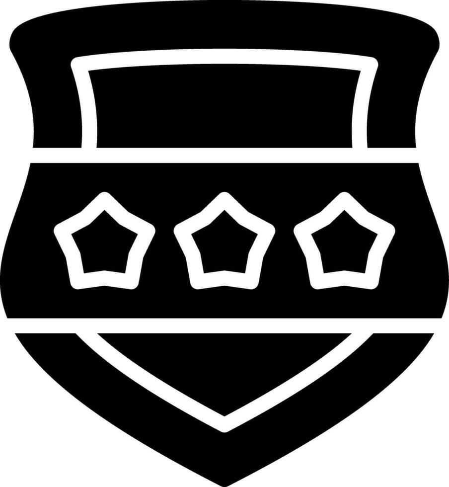 polícia escudo criativo ícone Projeto vetor