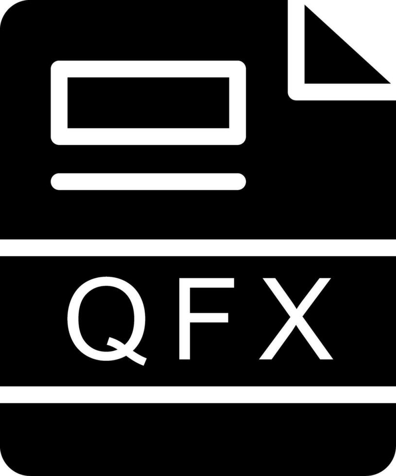 qfx criativo ícone Projeto vetor