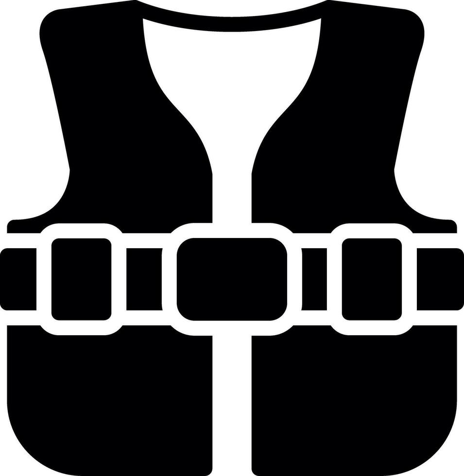 design de ícone criativo de colete salva-vidas vetor