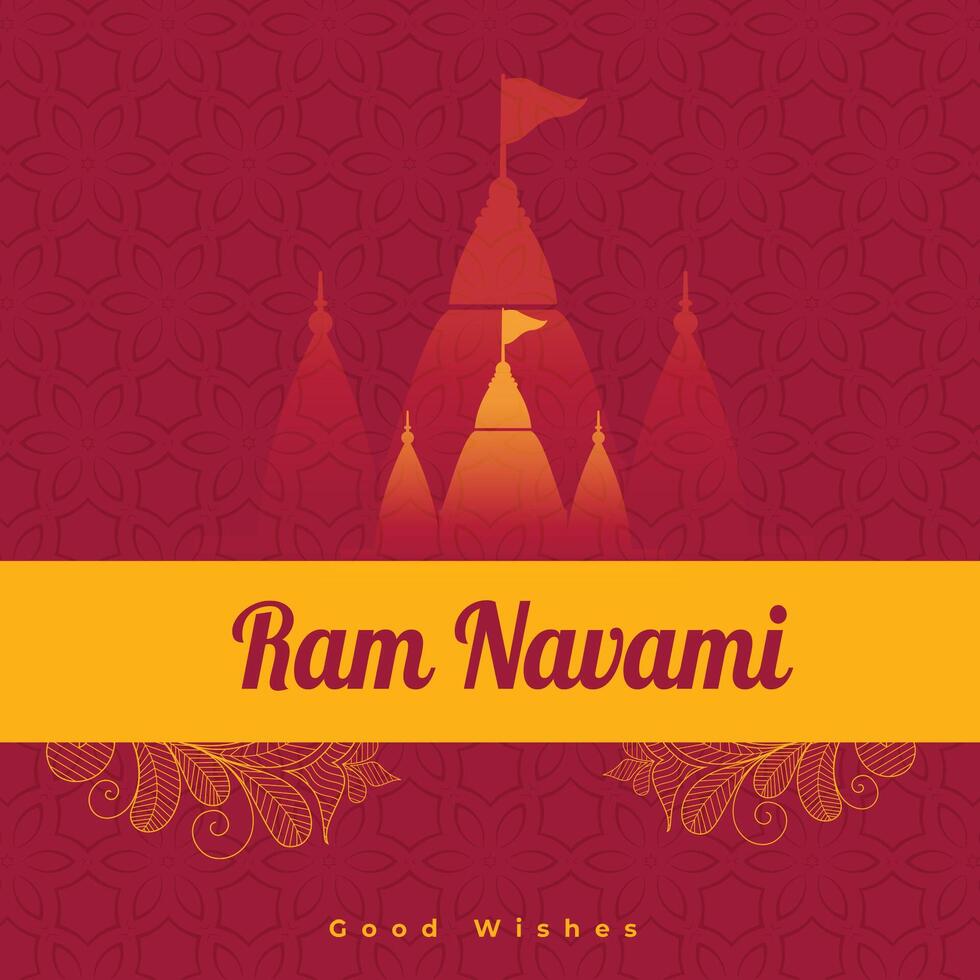 RAM navami navratri festival fundo Projeto vetor