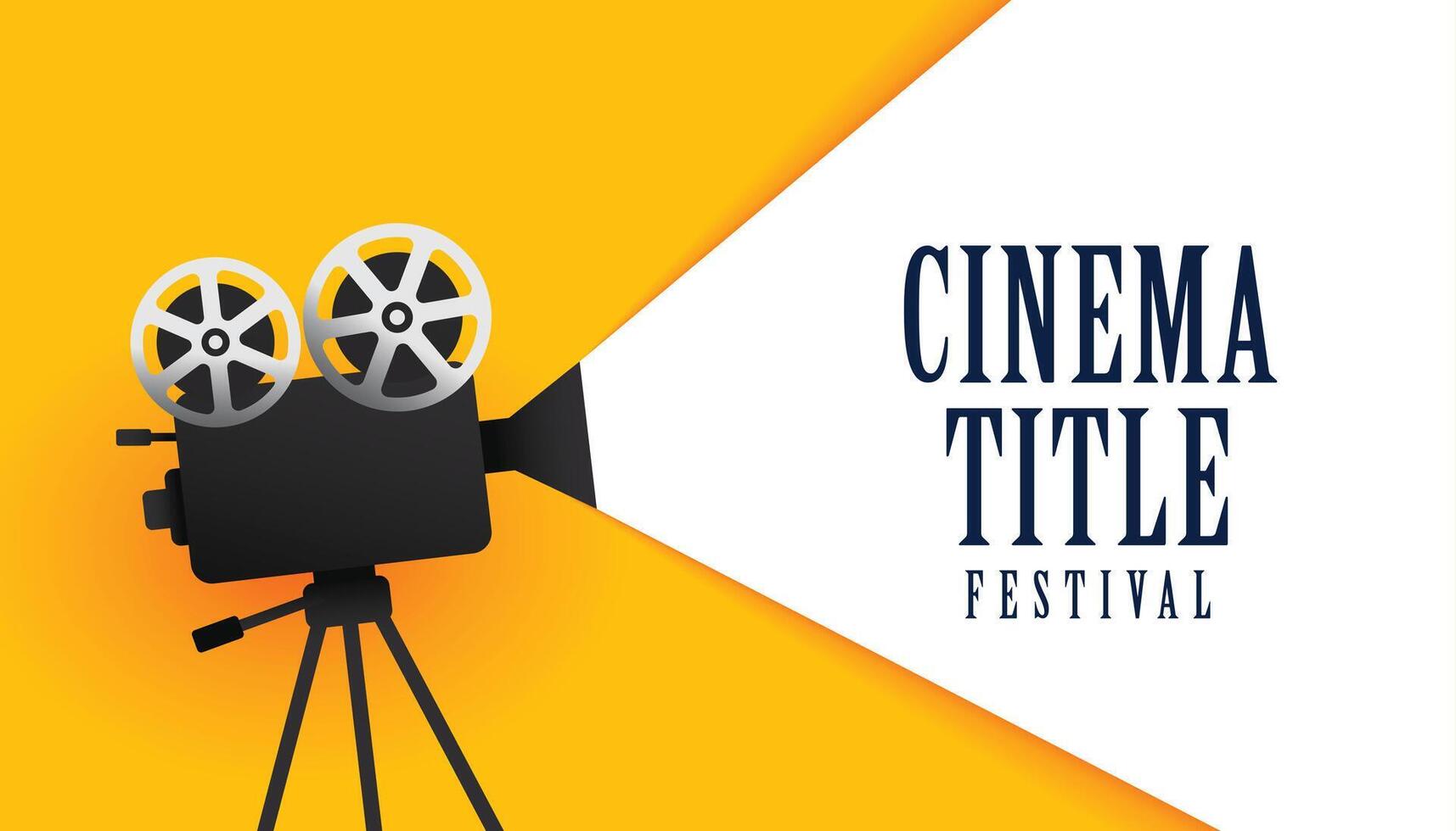cinema filme filme festival poster Projeto fundo vetor
