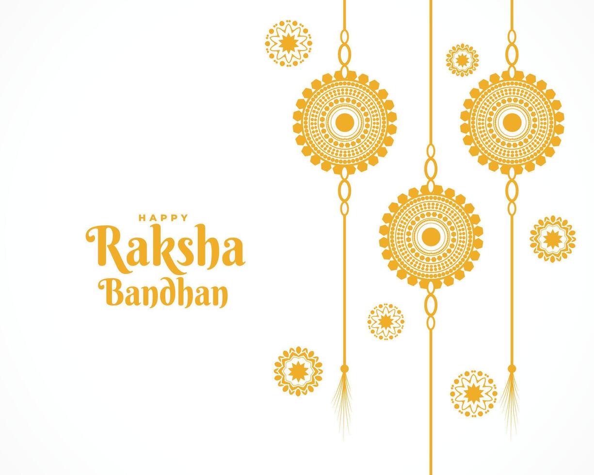 tradicional feliz raksha bandhan plano cumprimento Projeto vetor