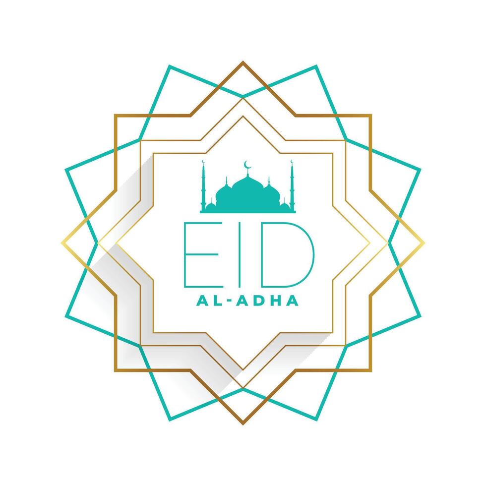 eid al adha Bakrid 2021 festival cartão Projeto vetor