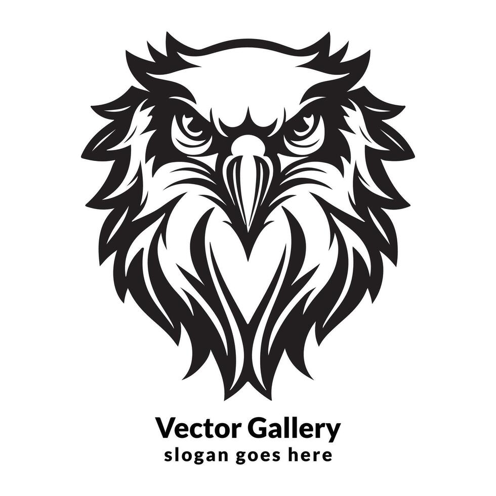 modelo de design de logotipo de águia vetor