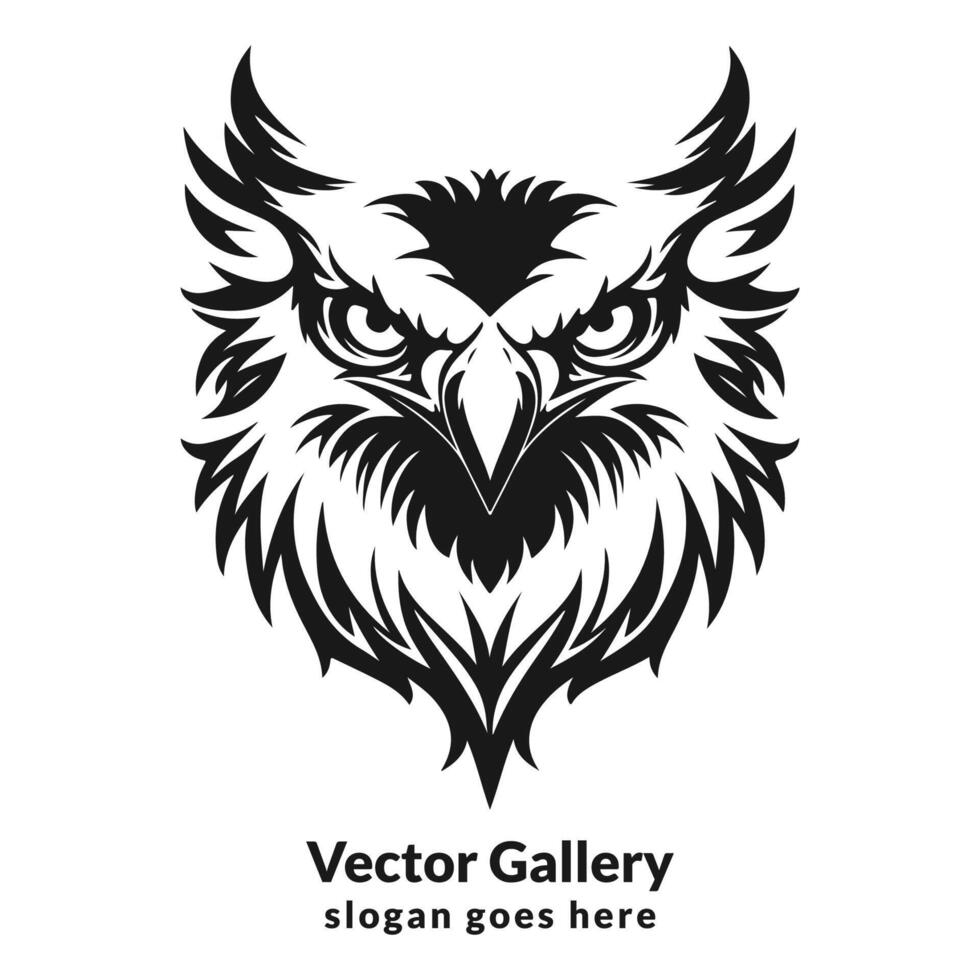 Águia forma logotipo modelo Projeto vetor