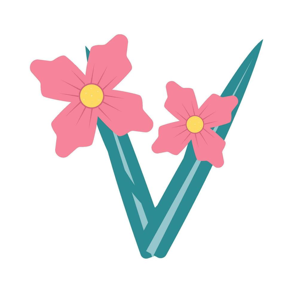 ilustração de planta de flor vetor